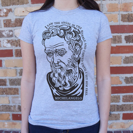 Michelangelo Quote - 6DollarShirts
