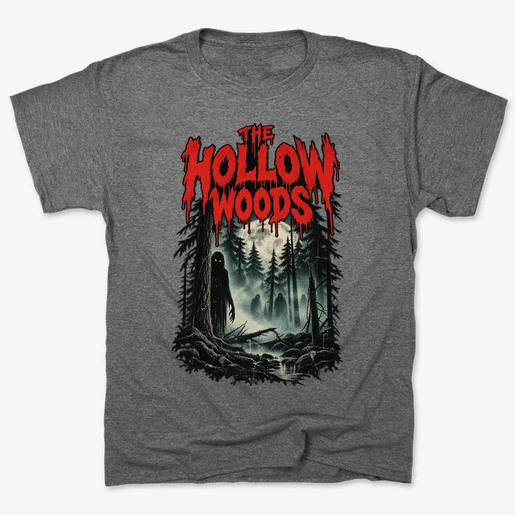 Midnight Horror Double Feature Tee-Men's T-Shirt-Charcoal Heather
