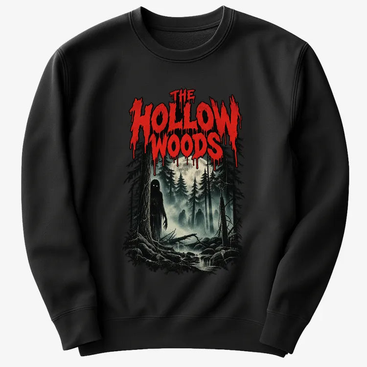 Midnight Horror Double Feature Tee-Sweater-Black