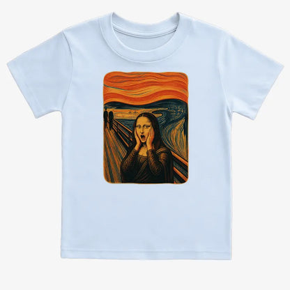 Mona's Moan-Kids T-Shirt-Blue