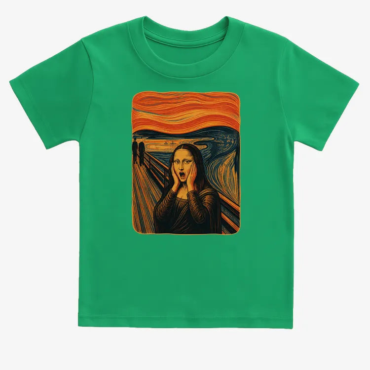 Mona's Moan-Kids T-Shirt-Green