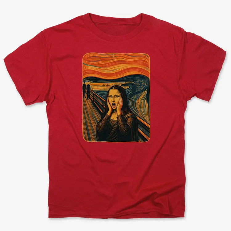 Mona's Moan-Men's T-Shirt-Red