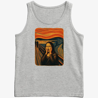 Mona's Moan-Men's Tank Top-Gray Heather