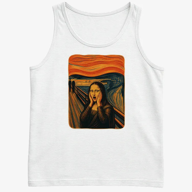 Mona's Moan-Men's Tank Top-White