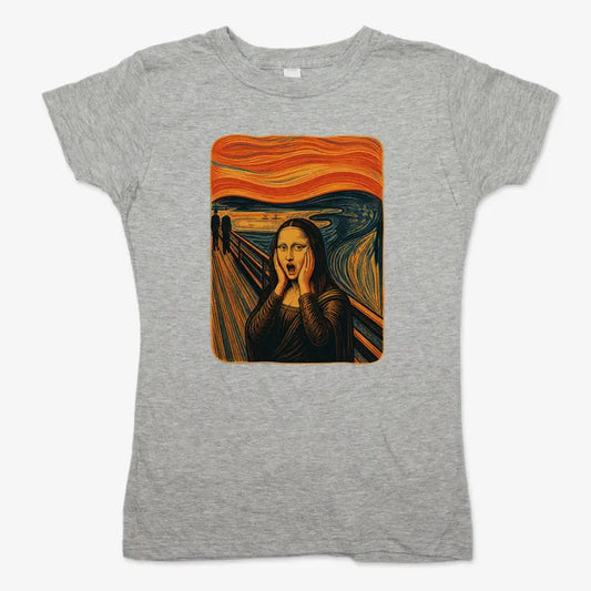 Mona's Moan-Women's T-Shirt-Gray Granite