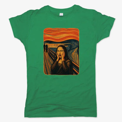 Mona's Moan-Women's T-Shirt-Lucky Green