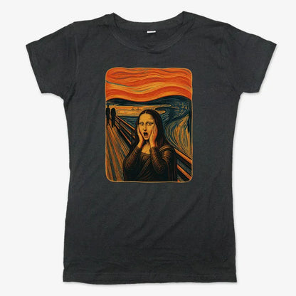 Mona's Moan-Women's T-Shirt-Midnight