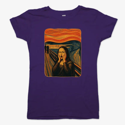 Mona's Moan-Women's T-Shirt-Violet