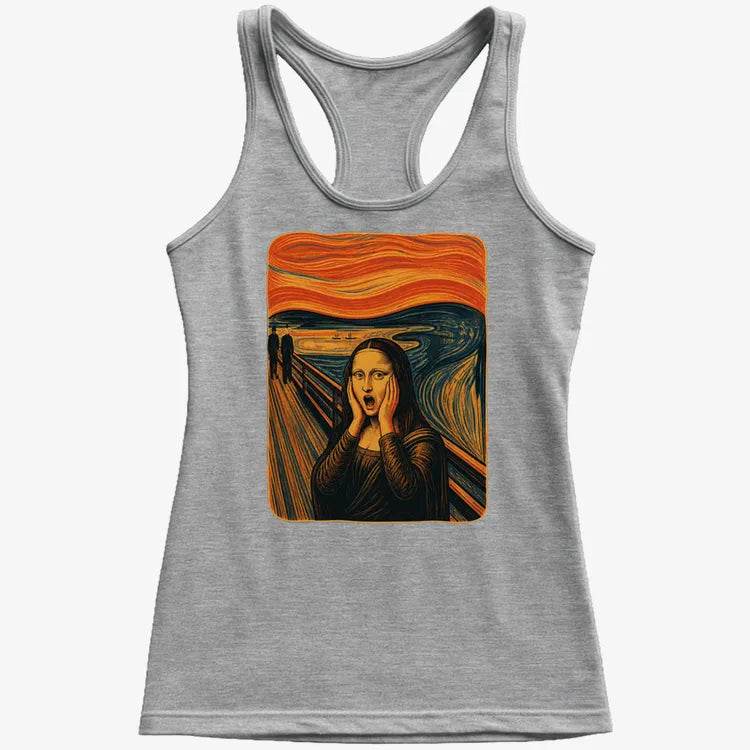 Mona's Moan-Women's Tank Top-Gray Granite