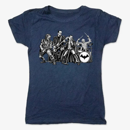 Monster Jam-Women's T-Shirt-True Navy
