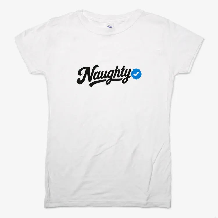 Naughty Verified-Women's T-Shirt-Snow