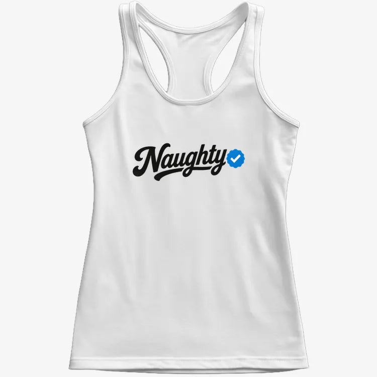 Naughty Verified-Women's Tank Top-Snow