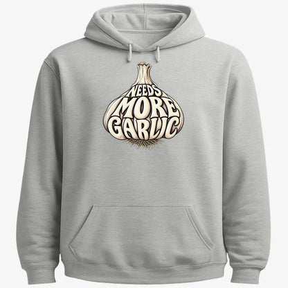 Needs More Garlic-Hoodie-Gray Heather