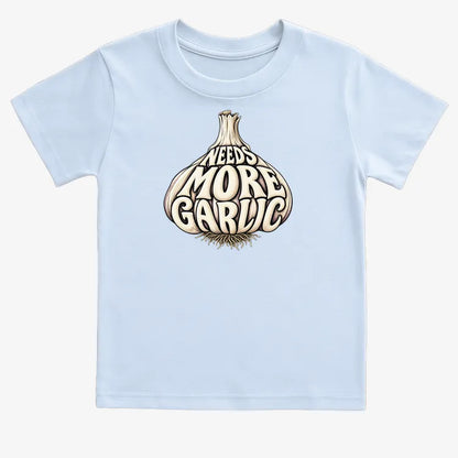 Needs More Garlic-Kids T-Shirt-Blue