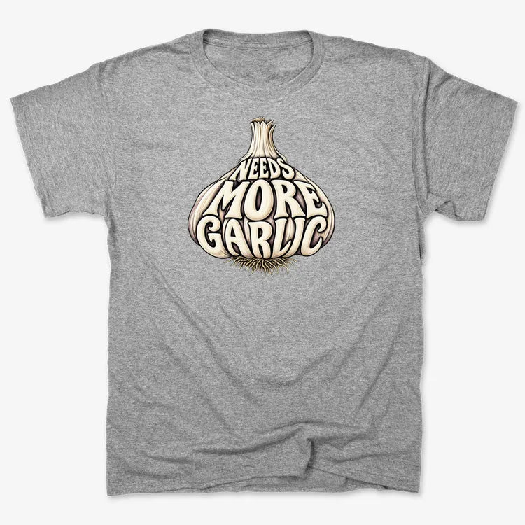 Needs More Garlic-Men's T-Shirt-Gray Heather