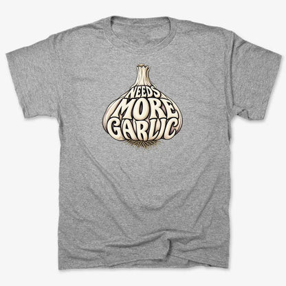 Needs More Garlic-Men's T-Shirt-Gray Heather