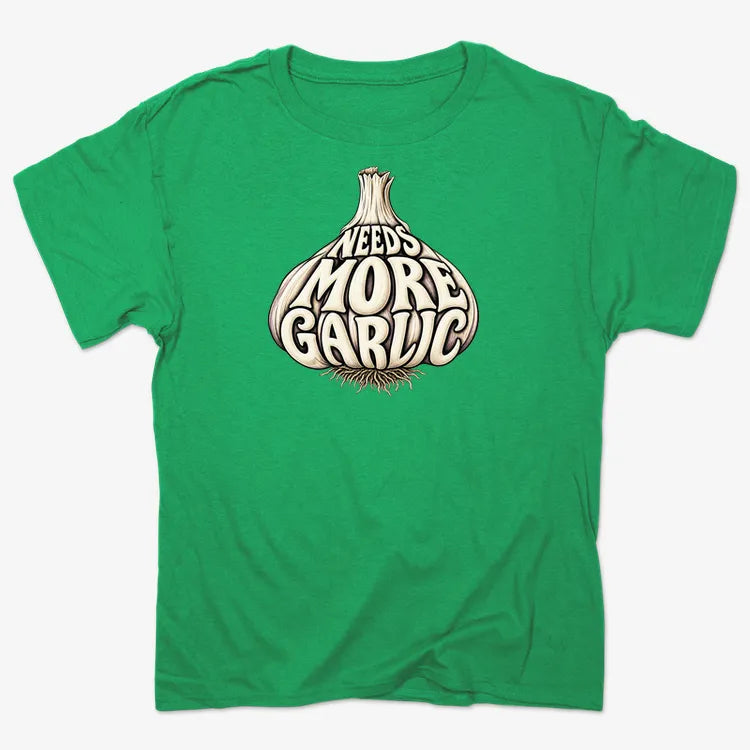 Needs More Garlic-Men's T-Shirt-Kelly Green Heather