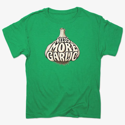 Needs More Garlic-Men's T-Shirt-Kelly Green Heather