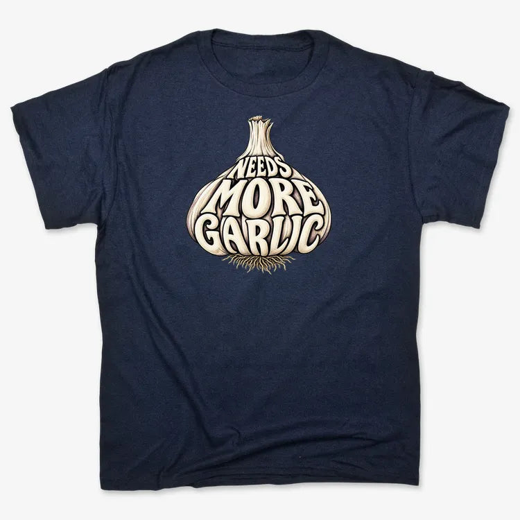 Needs More Garlic-Men's T-Shirt-Navy Blue