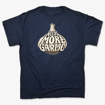 Needs More Garlic-Men's T-Shirt-Navy Blue