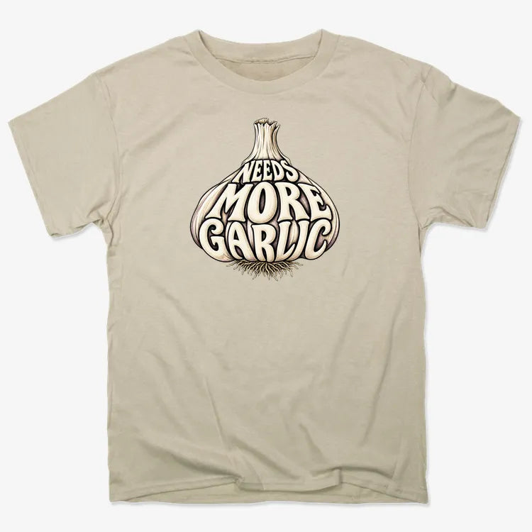 Needs More Garlic-Men's T-Shirt-Sand