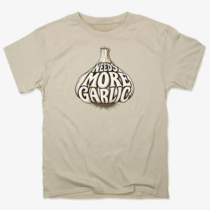 Needs More Garlic-Men's T-Shirt-Sand