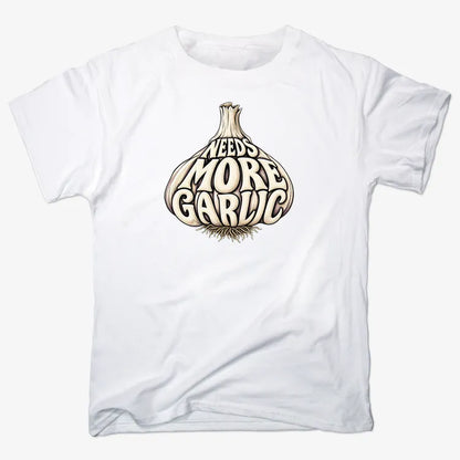 Needs More Garlic-Men's T-Shirt-White