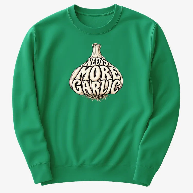 Needs More Garlic-Sweater-Green