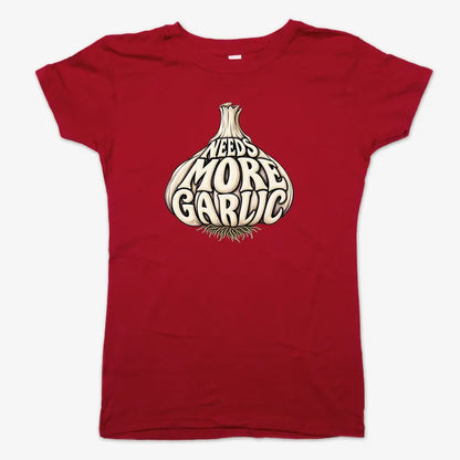 Needs More Garlic-Women's T-Shirt-Deep Red