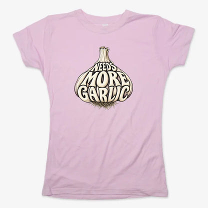 Needs More Garlic-Women's T-Shirt-Soft Pink