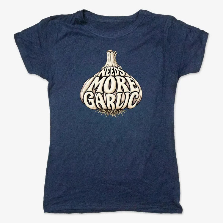 Needs More Garlic-Women's T-Shirt-True Navy