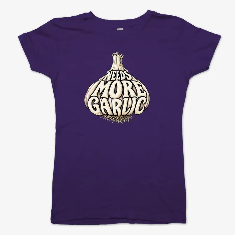 Needs More Garlic-Women's T-Shirt-Violet