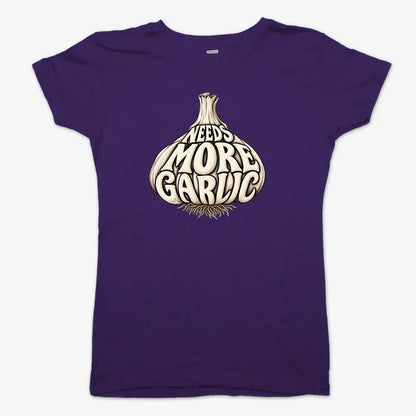 Needs More Garlic-Women's T-Shirt-Violet