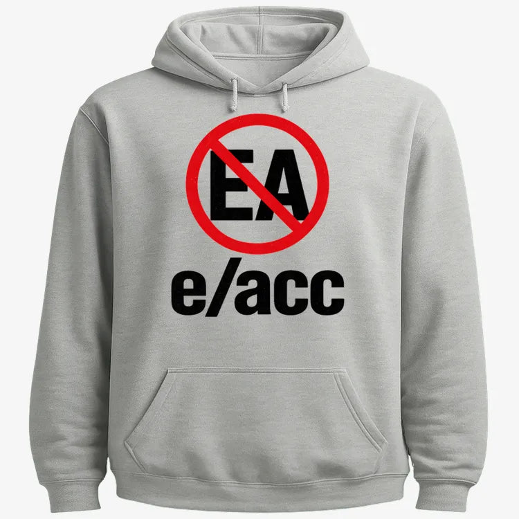 No Effective Altruism-Hoodie-Gray Heather