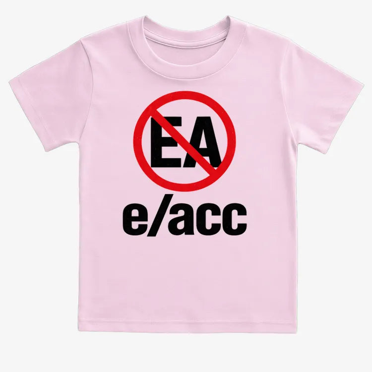 No Effective Altruism-Kids T-Shirt-Pink