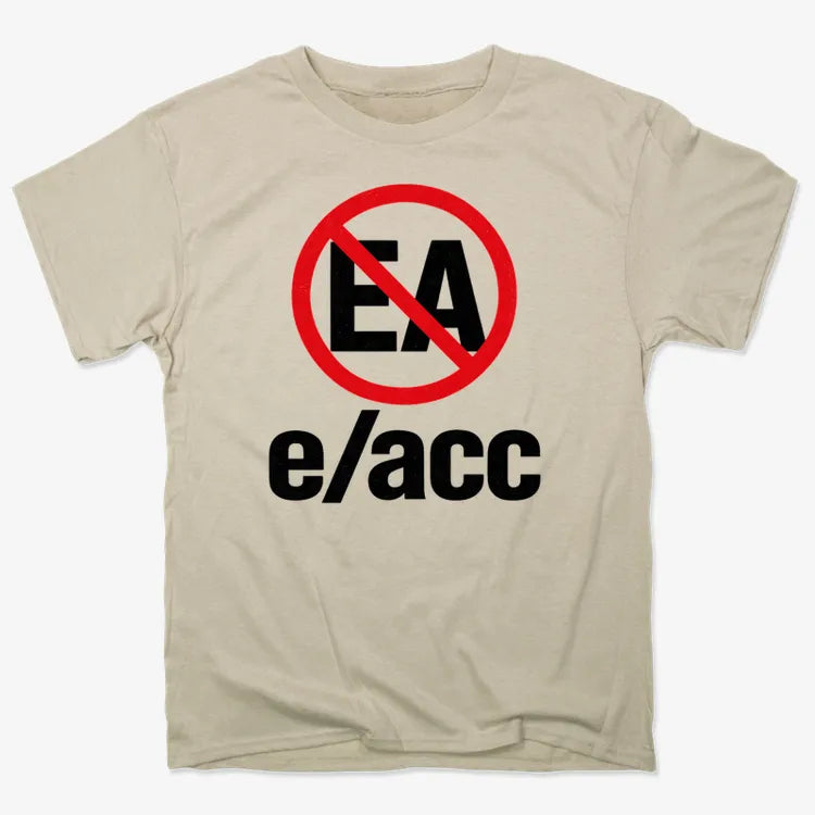 No Effective Altruism-Men's T-Shirt-Sand