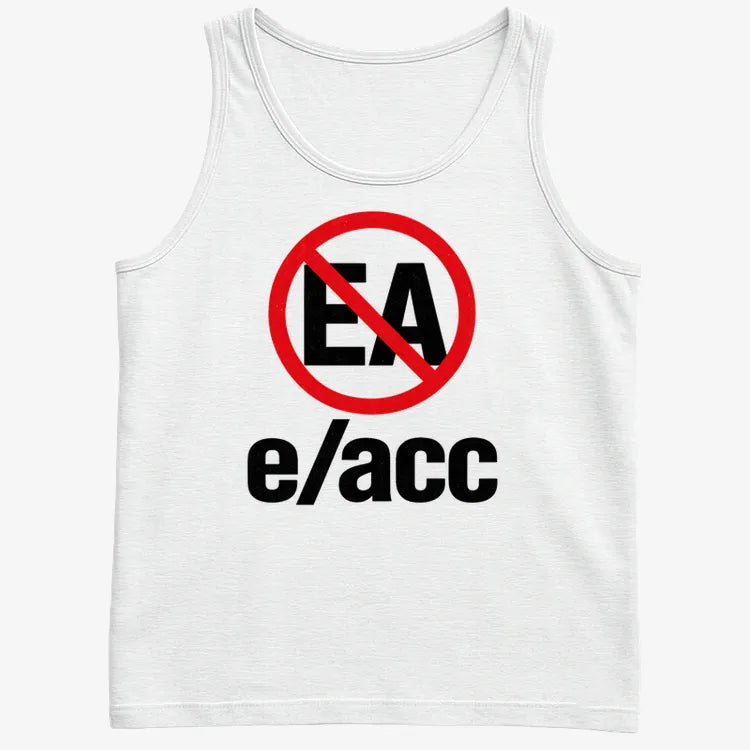 No Effective Altruism-Men's Tank Top-White