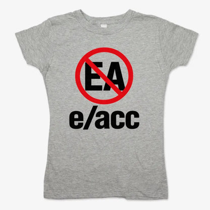 No Effective Altruism-Women's T-Shirt-Gray Granite