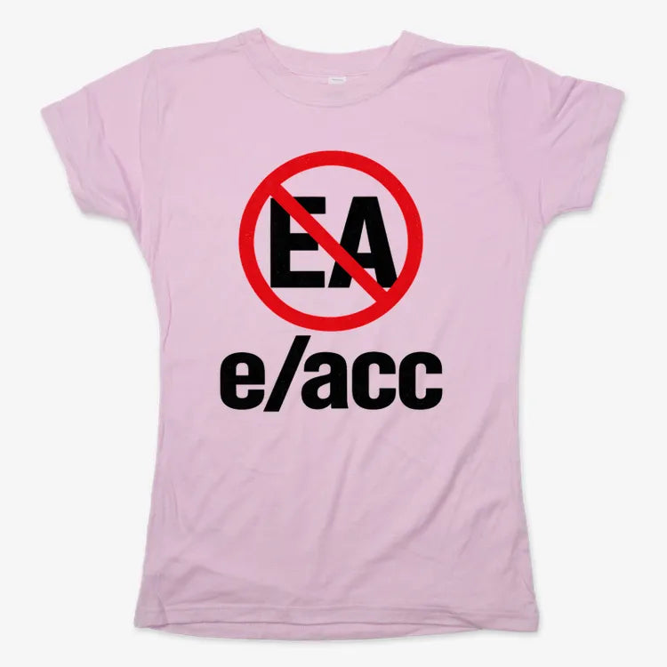 No Effective Altruism-Women's T-Shirt-Soft Pink
