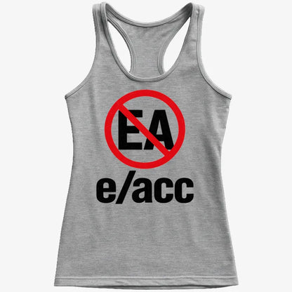No Effective Altruism-Women's Tank Top-Gray Granite