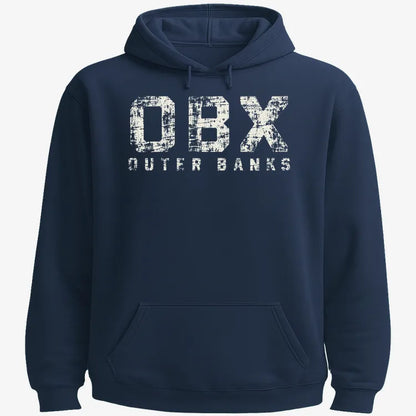 OBX Outer Banks-Hoodie-Navy Blue