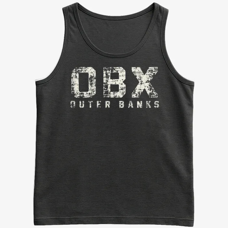 OBX Outer Banks-Men's Tank Top-Black