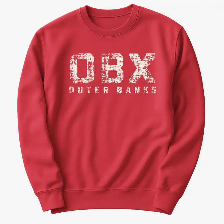 OBX Outer Banks-Sweatshirt-Red