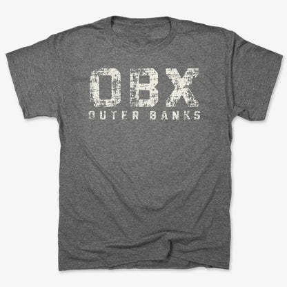 OBX Outer Banks-Unisex Heavyweight T-Shirt-Charcoal Heather