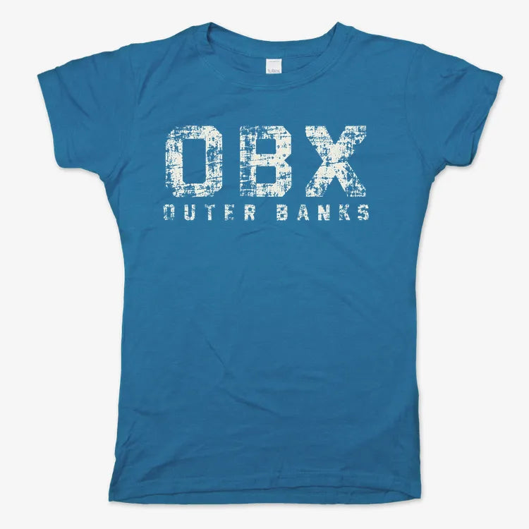 OBX Outer Banks-Women's T-Shirt-Sky Blue