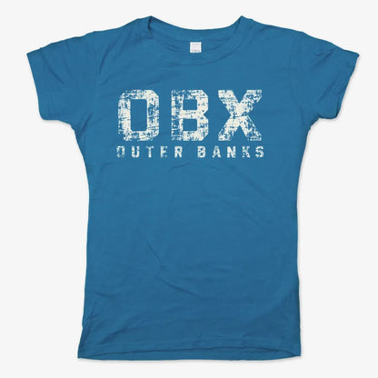 OBX Outer Banks-Women's T-Shirt-Sky Blue