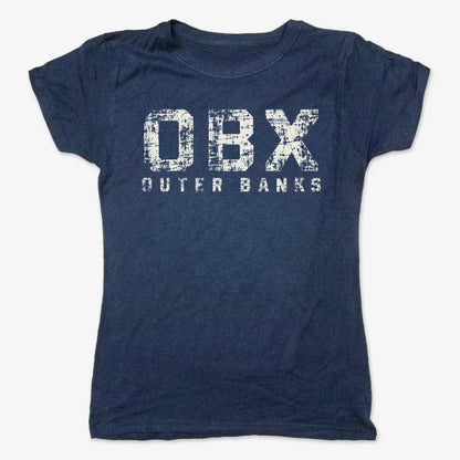 OBX Outer Banks-Women's T-Shirt-True Navy
