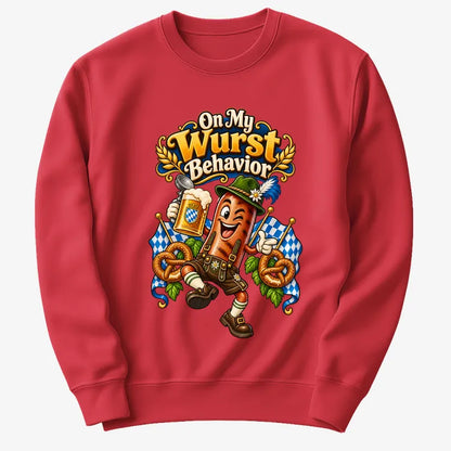 On My Wurst Behavior-Sweater-Red