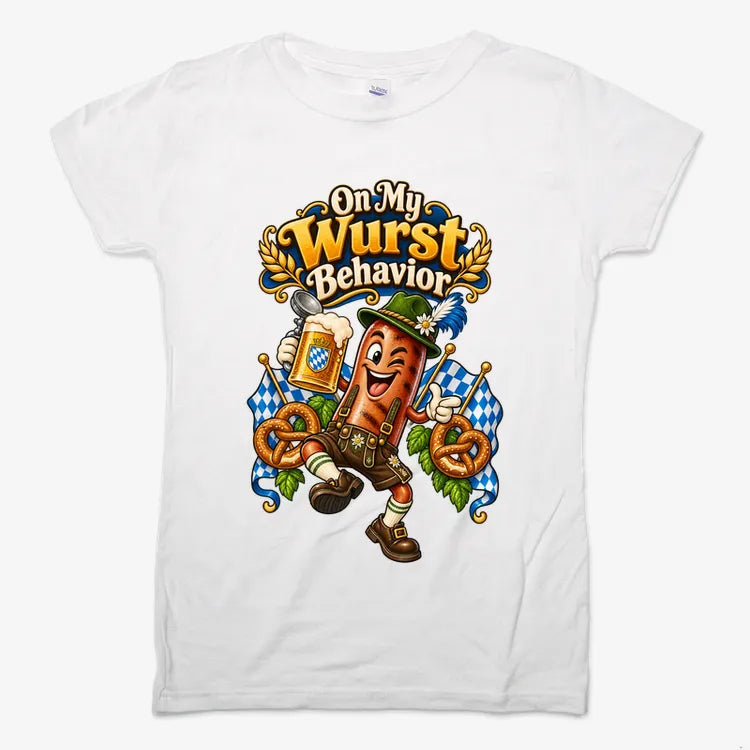 On My Wurst Behavior-Women's T-Shirt-Snow