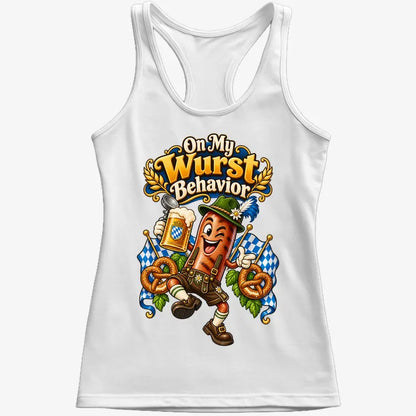 On My Wurst Behavior-Women's Tank Top-Snow